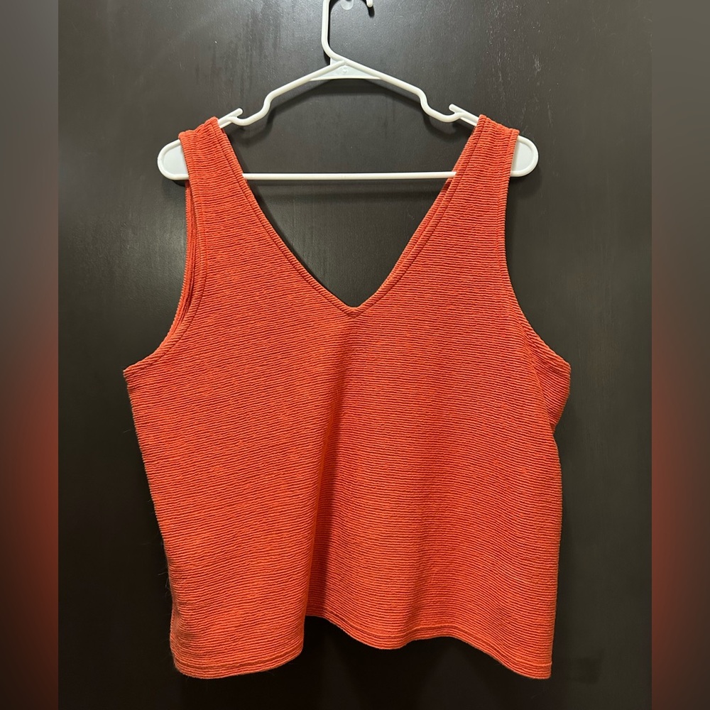 Madewell Vibrant Orange Tank Top